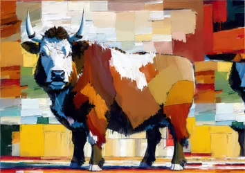Animaux : Bœuf Hereford 2