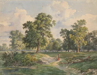 Grand paysage de parc, Laxenburg