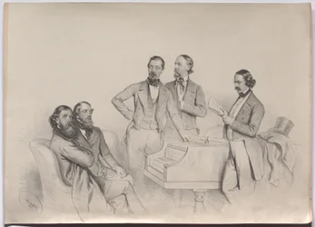 Compositeurs autrichiens ; Heinrich Proch, Franz von Suppé, Karl Binder, Anton Emil Titl, Anton Maria Storch