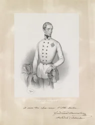 Portrait du jeune archiduc Ferdinand Maximilian en uniforme