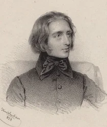 Portrait du compositeur Franz Liszt