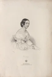Portrait de la chanteuse d