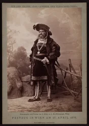 Jos. Ullmann, charcutier, lors du défilé de la fête de Makart en 1879