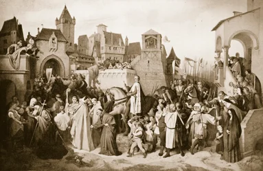 Léopold VI entrant à Vienne, 1219