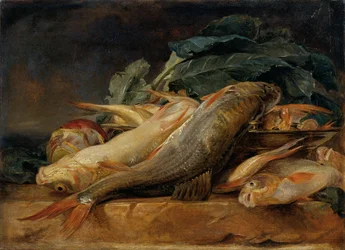 Nature morte avec poissons