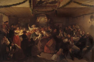 Une fête de mariage à Vingåker, 1857