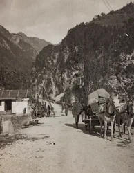 Album "Meine weltkriegs - Erinnerungen Front Sud-Ouest (Carinthie, Italie, Tyrol du Sud) 31/03/1915-12/11/1918 - Josef Zohles Wien": wagon militaire