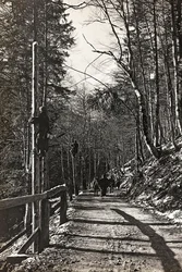 Album "Meine weltkriegs - Erinnerungen Front Sud-Ouest (Carinthie, Italie, Tyrol du Sud) 31/03/1915-12/11/1918 - Josef Zohles Wien": soldats au travail