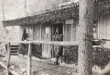 Album "Meine weltkriegs - Erinnerungen South-West Front (Carinthie, Italie, Tyrol du Sud) 31/03/1915-12/11/1918 - Josef Zohles Wien" : bureau de commandement