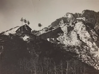 Album "Meine weltkriegs - Erinnerungen South-West Front (Carinthie, Italie, Tyrol du Sud) 31/03/1915-12/11/1918 - Josef Zohles Wien" : Fort Hensel