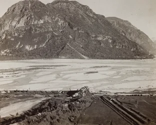 Album "Meine weltkriegs - Erinnerungen South-West Front (Carinthie, Italie, Tyrol du Sud) 31/03/1915-12/11/1918 - Josef Zohles Wien": le Tagliamento