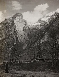 Album "Meine weltkriegs - Erinnerungen South-West Front (Carinthie, Italie, Tyrol du Sud) 31/03/1915-12/11/1918 - Josef Zohles Wien": zone de guerre à Lesachtal
