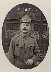 Album "Meine weltkriegs - Erinnerungen South-West Front (Carinthia, Italie, South Tyrol) 31/03/1915-12/11/1918 - Josef Zohles Wien": portrait de soldat