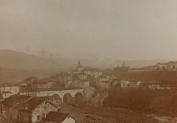Album "Meine weltkriegs - Erinnerungen South-West Front (Carinthie, Italie, Tyrol du Sud) 31/03/1915-12/11/1918 - Josef Zohles Wien": vue de Tonia
