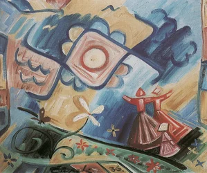 Ornement folklorique des filles chantantes, 1936