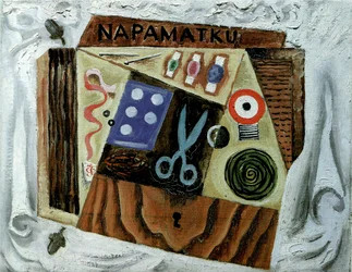 Nature morte avec des ciseaux, 1916