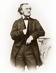 Portrait de Richard Wagner (1813-1883), compositeur allemand photo de Joseph Albert (1825-1886)