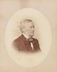 Portrait du compositeur Richard Wagner 1813-1883, vers 1870