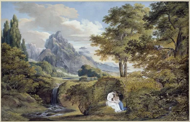 Paysage arcadien