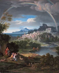 Paysage héroïque avec arc-en-ciel, 1806