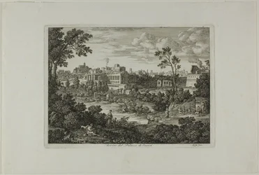 Ruines du palais des Césars, planche 18 de Die Römische Ansichten