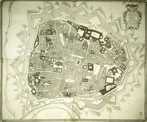 Plan gravé de Vienne, 1770