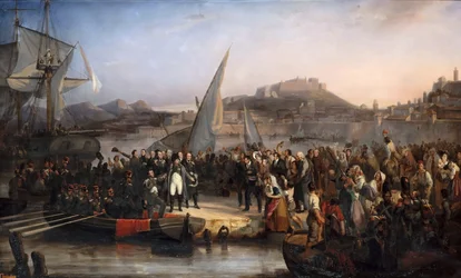 Napoléon quittant l