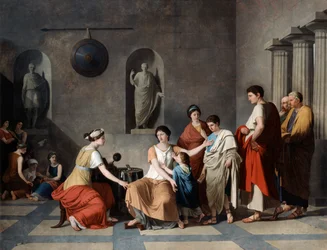 La Mère des Gracques, vers 1780