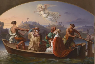 Joseph Binder Les Rois mages sur le chemin de Bethléem 1846