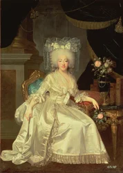 Portrait de Louise Marie Joséphine de Savoie, Comtesse de Provence