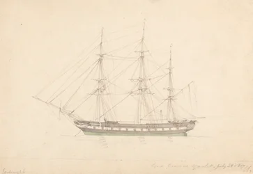 Le Yacht de Lord Craven, 23 juillet 1817