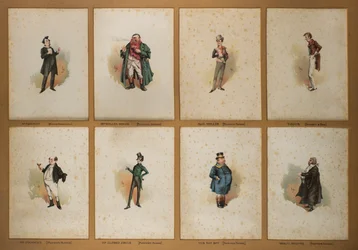 Huit personnages dickensiens