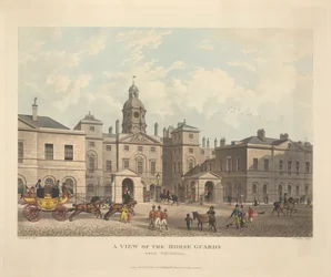 Vue des Horse Guards depuis Whitehall