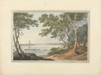 Vue de la rivière depuis Milbank