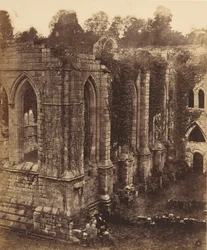 Abbaye de Fountains. Le Réfectoire et la Cuisine, années 1850