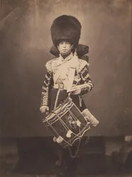 Tambour des Grenadier Guards, vers 1856