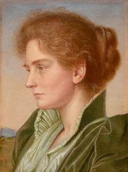 Gertrude Southall (aquarelle avec de la couleur corporelle et de la gomme arabique, rehaussée d