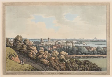 Vue de Greenwich et de la rivière