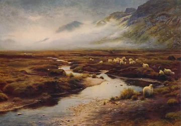 La mousse à Poolewe, vers 1912