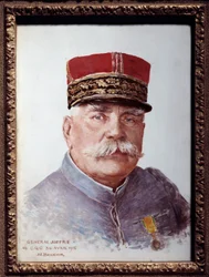 Portrait du Général Joffre (1852-1931), maréchal de France Peinture de Joseph Félix Bouchor (1853-1937). 1915. Paris, Musée Carnavalet