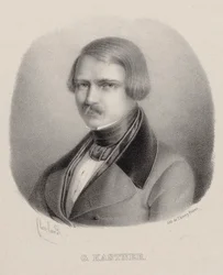 Portrait du compositeur Jean-Georges Kastner 1810-1867