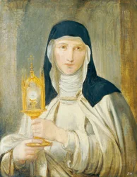 Sainte Catherine avec ostensoir