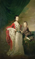 Mary, comtesse de Shaftesbury et son fils, Anthony Ashley Cooper