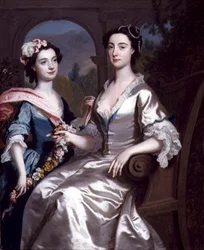 Mme Elizabeth Birch et sa fille, 1741