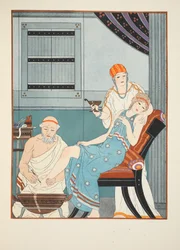 Saignée du pied, illustration de 