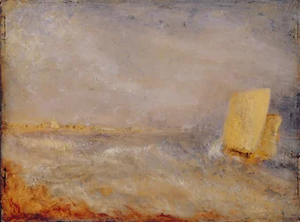 Un voilier au large de Deal, vers 1835