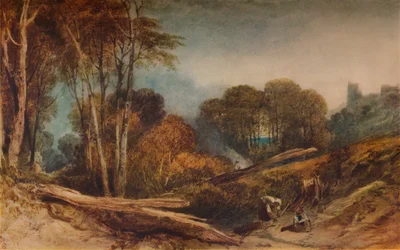Château de Beeston, Cheshire, vers 1839, 1938