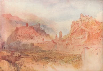 Bellinzone : Depuis le sud, 1909