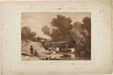 Pont et vaches