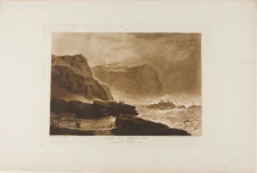 Côte du Yorkshire, planche 24 de Liber Studiorum